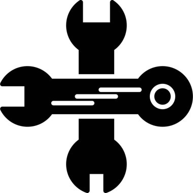 Bir araba simgesinin vektör illüstrasyonu