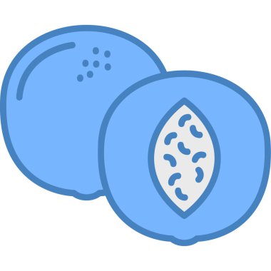 Patates ikonu vektör illüstrasyonu