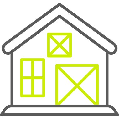 Ev. Web simgesi basit illüstrasyon