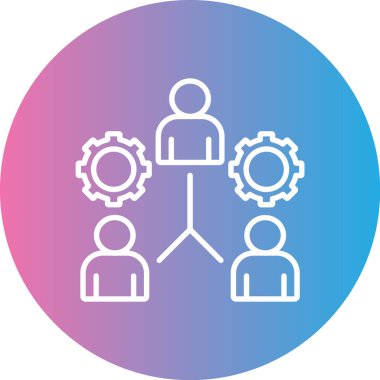 İş simgesinin vektör illüstrasyonu