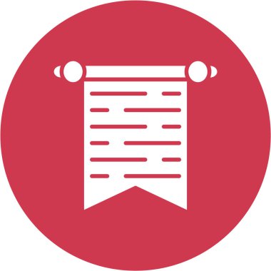 belge simgesi, vektör çizimi