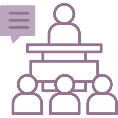 Konferans Toplantısı. Web simgesi