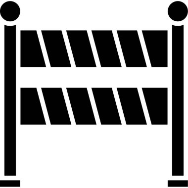 çit simgesi, vektör çizimi