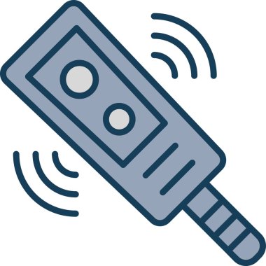 Uydu. Web simgesi basit illüstrasyon