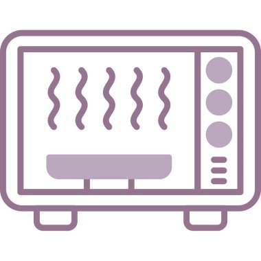 Isıtıcı. Web simgesi basit tasarım