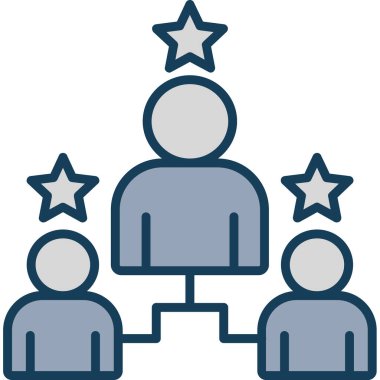 yıldız simgesi, vektör çizimi