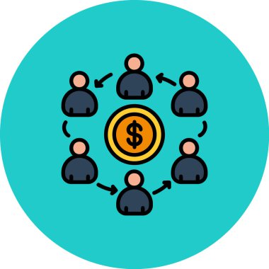 iş simgesi vektör illüstrasyonu