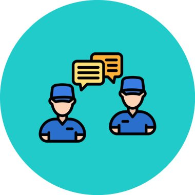 İnsan simgesinin vektör illüstrasyonu