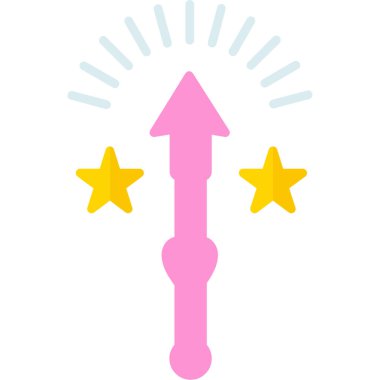 Yıldız. Web simgesi basit illüstrasyon