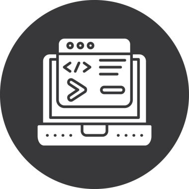 Web simgesi, vektör illüstrasyonu