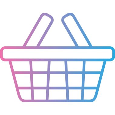 Alışveriş sepeti. Basit tasarım