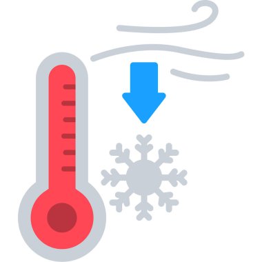 Termometre simgesi. sıcaklık simgesi