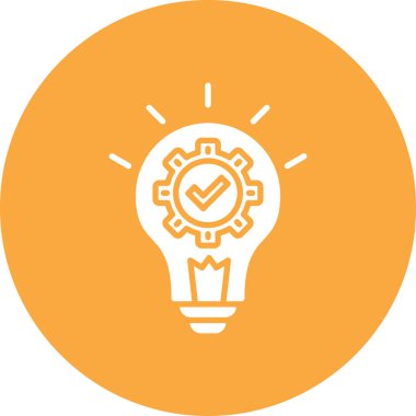 ampul simgesi vektör illüstrasyonu