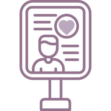 Doktor Simge vektör illüstrasyonu