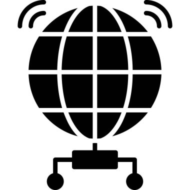 wifi ağ vektör simgesi