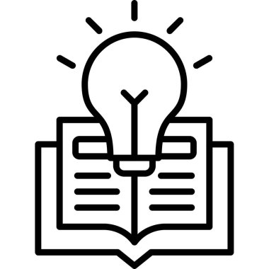 kitap simgesi vektör illüstrasyonu