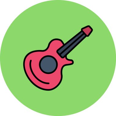 Müzik. Web simgesi basit illüstrasyon