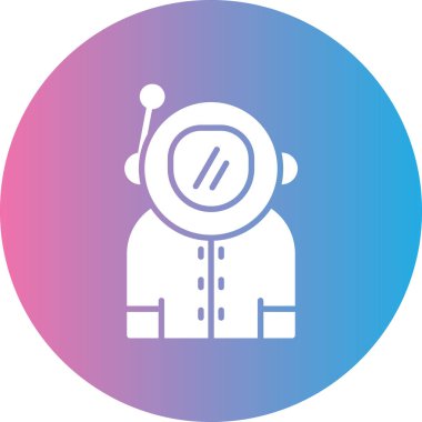 Bir insan simgesinin vektör illüstrasyonu