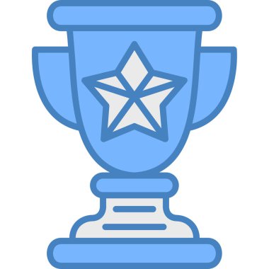Trophy Kupası kutsal kişilerin resmi, vektör tasarımı