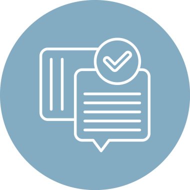 Belge simgesinin vektör illüstrasyonu