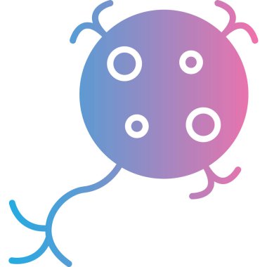 Virüs. Web simgesi vektör illüstrasyonu