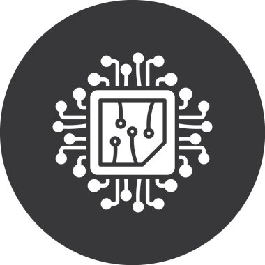 Devre Kurulu. Web simgesi basit illüstrasyon