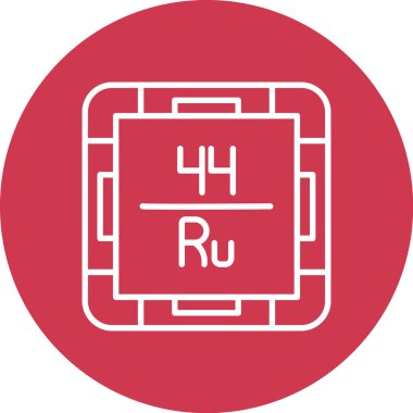 İzole edilmiş bir kimyasal ikonun gösterimi