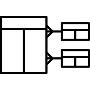 Modern otomatik simgenin vektör illüstrasyonu
