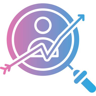 Hedef. Web simgesi basit illüstrasyon