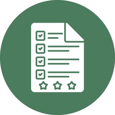 belge simgesi vektör illüstrasyonu