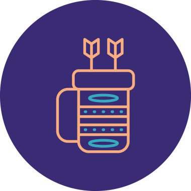 Seo simgesinin vektör illüstrasyonu