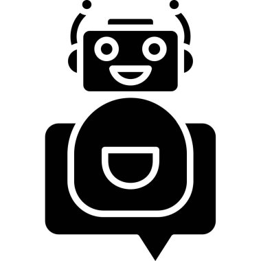 Konuş. Web simgesi basit tasarım