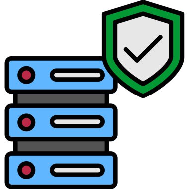 veri koruma güvenlik simgesi - özet biçimi