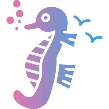 Şirin çizgi film kuşunun vektör çizimi