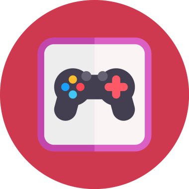 oyun vektörü simgesi modern basit vektör illüstrasyonu