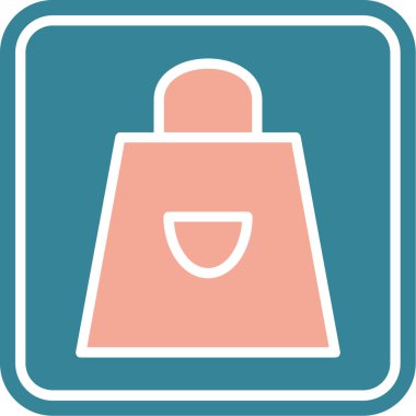 Bir çantanın vektör illüstrasyonu