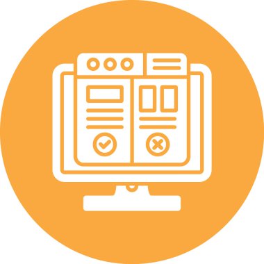 seo modern simgesinin vektör illüstrasyonu