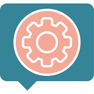 Teçhizat Web simgesi basit illüstrasyon