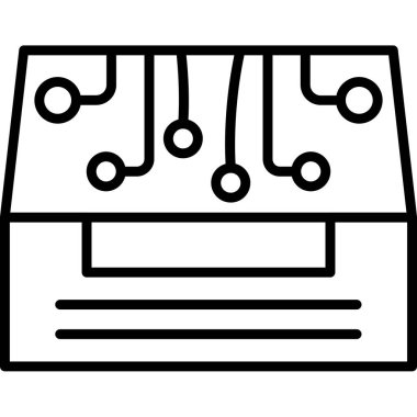 sunucu simgesi çizimi