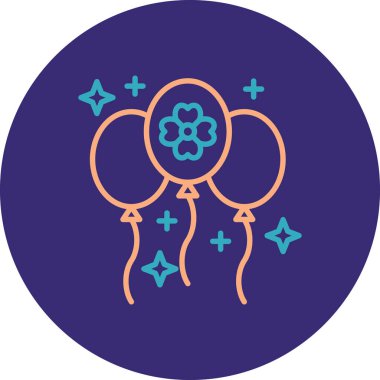 beautiful flower vector line icon