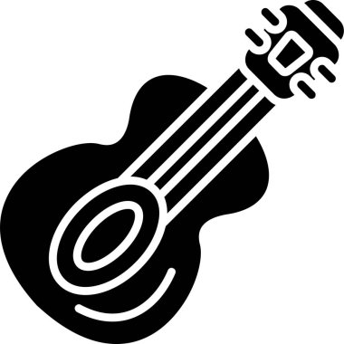 akustik gitar müzik simgesi