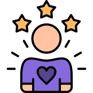 Avatar Adam simgesi - taslak biçimi