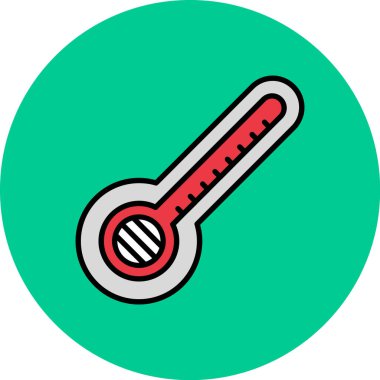 termometre simgesi vektör illüstrasyonu