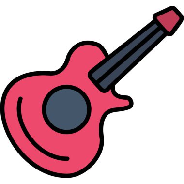 müzik enstrümanı simgesi - taslak biçimi