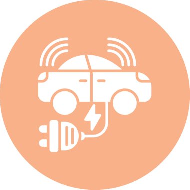 araba simgesi vektör illüstrasyonu