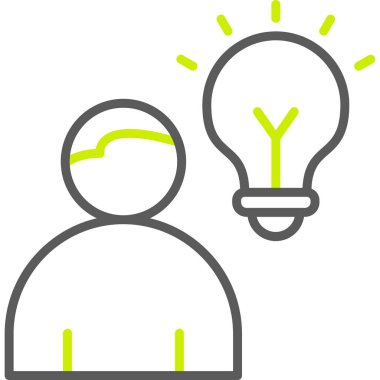 Fikir kavramı vektör çizim