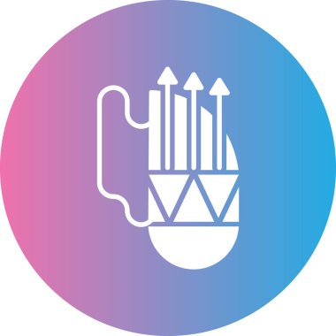 Modern eğitim ikonunun vektör illüstrasyonu