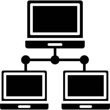 ağ bağlantısı bilgisayar simgesi
