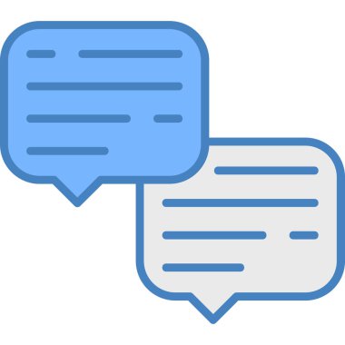 İleti simgesi vektör illüstrasyon tasarımı içeren konuşma balonu