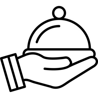 Eldivenli el ve şapka vektör çizim tasarımı